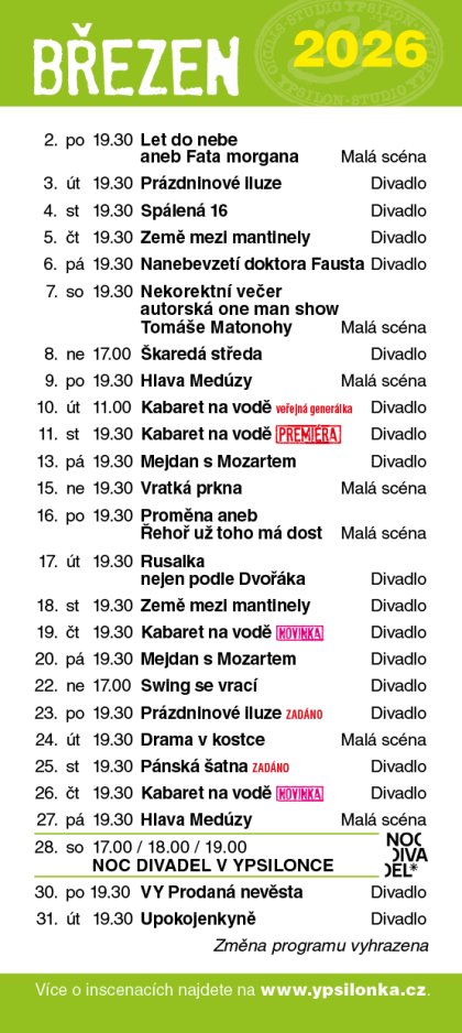 PROGRAM BŘEZEN 2026