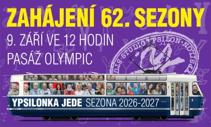 Slavnostní zahájení 62. sezony Ypsilonky – 9.9. 2026