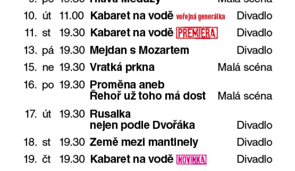 PROGRAM BŘEZEN 2026