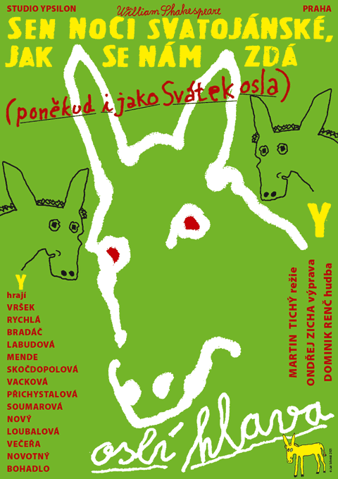 Plakát k představení Sen noci svatojánské, jak se nám zdá